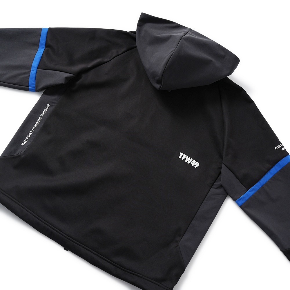 TFW49 ティーエフダブリュー49 FULL ZIP COMBINATION BLOUSON フルジップ コンビネーション ブルゾン T042520004 BLACK
