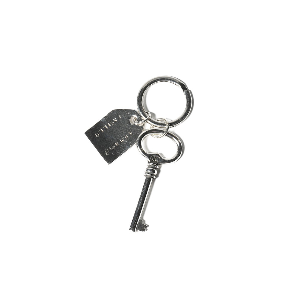 CXC シーエックスシー K0017MET プレート キーモチーフ キーリング SILVER