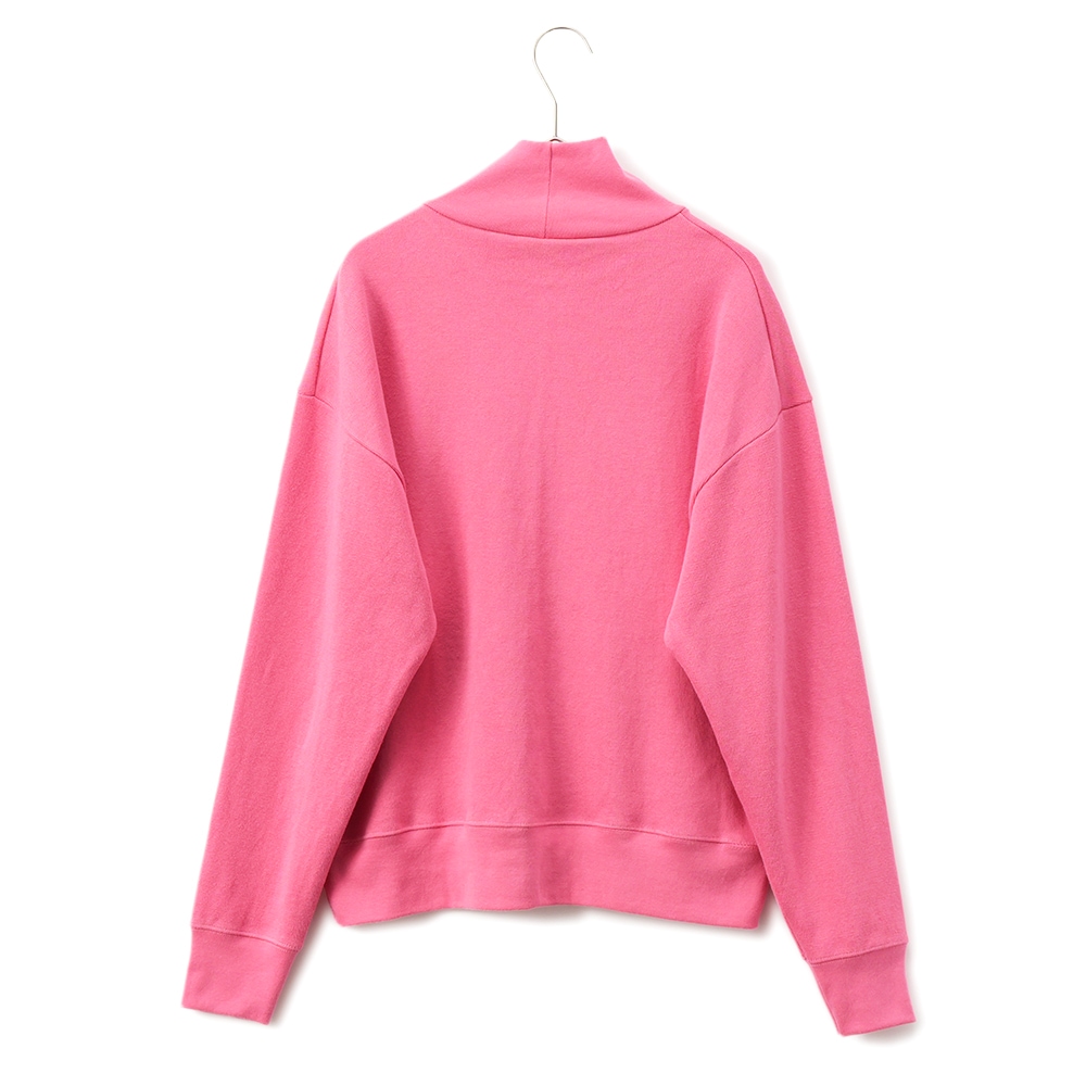 GICIPI ジチピ 2313A PERA ペーラ PESANTE ワイドクロップド丈 ハイネック ミラノリブ ニットソー PINK