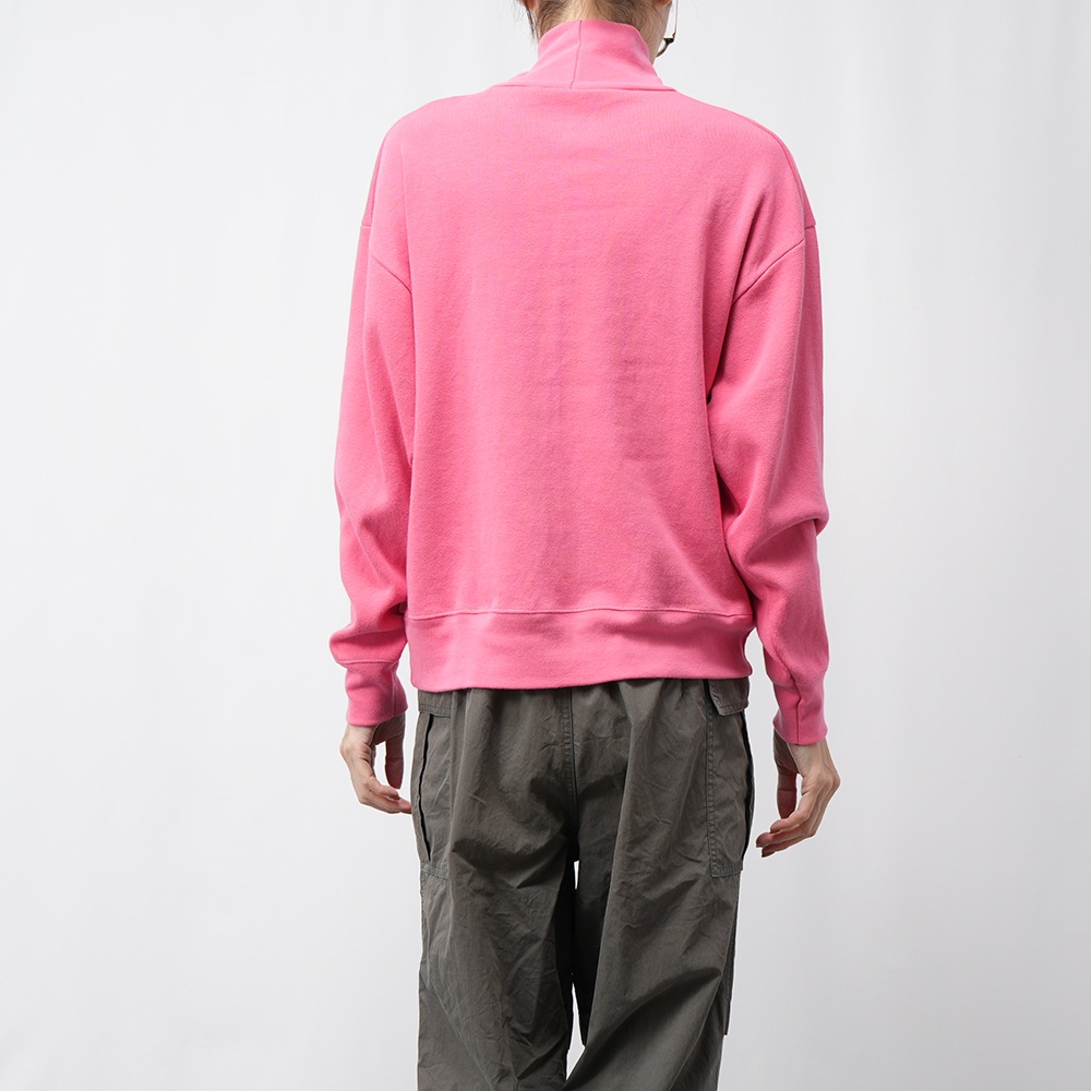 GICIPI ジチピ 2313A PERA ペーラ PESANTE ワイドクロップド丈 ハイネック ミラノリブ ニットソー PINK