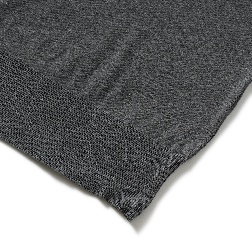 GICIPI ジチピ 2501A GIAGUARO Cotone Soft ジャグァーロ クルーネック リラックスフィット ニットソー Carbone