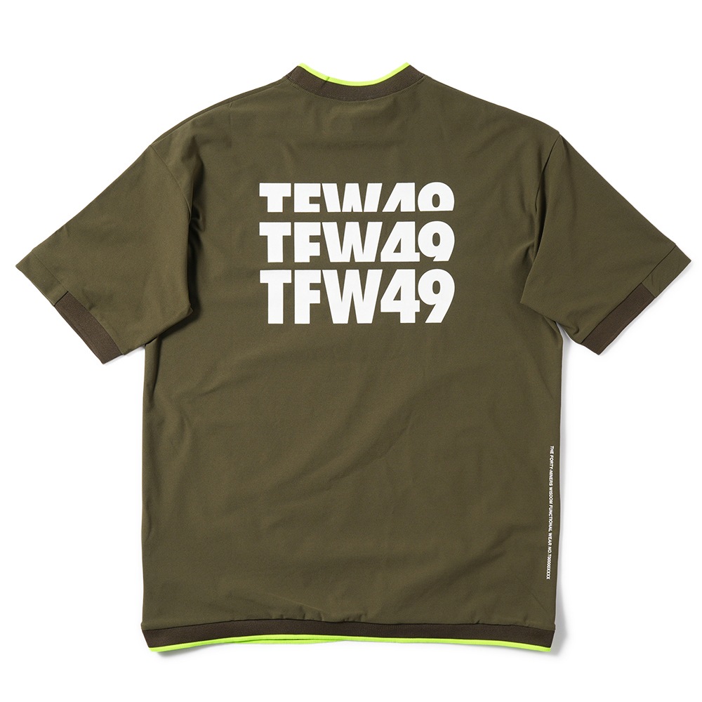 TFW49 HALF MOCKNECK TEE (KHAKI) TFW49 HALF MOCKNECK TEE (KHAKI)