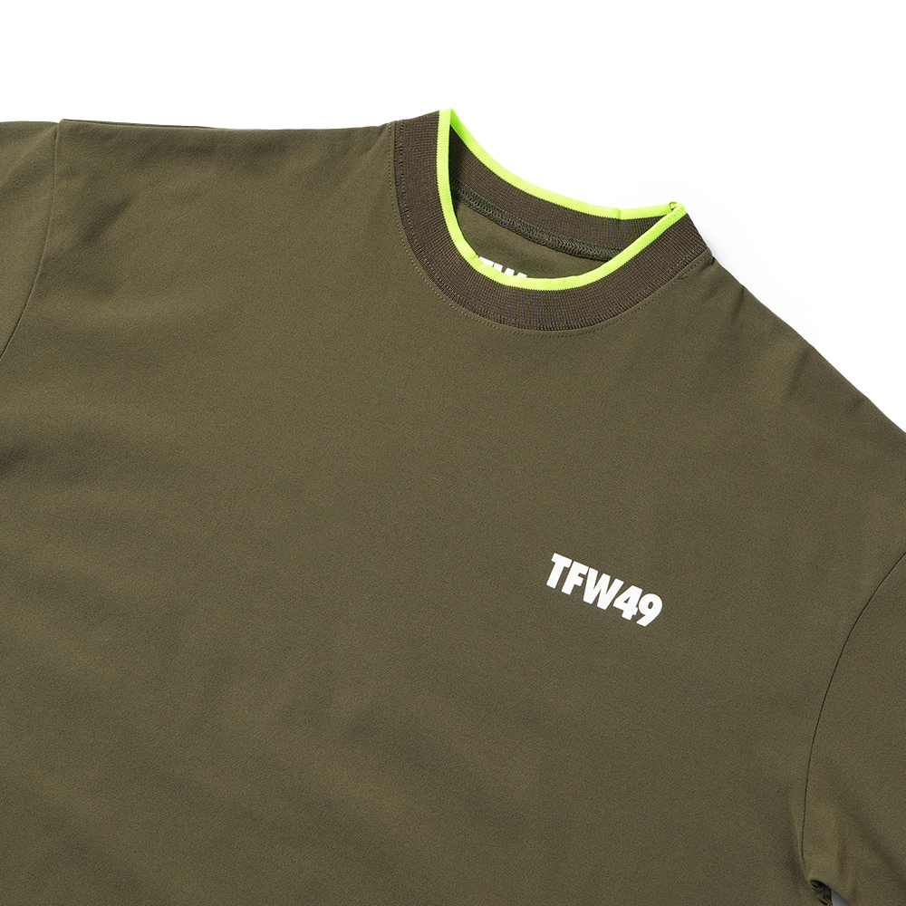 TFW49 HALF MOCKNECK TEE (KHAKI)