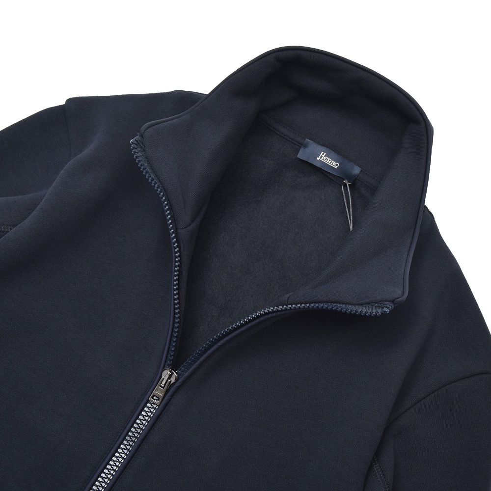 HERNO ナイロン×スウェット フリル スプリング ジャケット HERNO