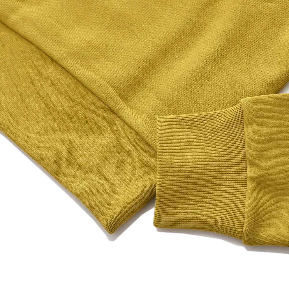 HERNO Laminar ヘルノ ラミナー JG008UL-50017 エンボス ロゴ スウェット プルオーバーパーカ YELLOW