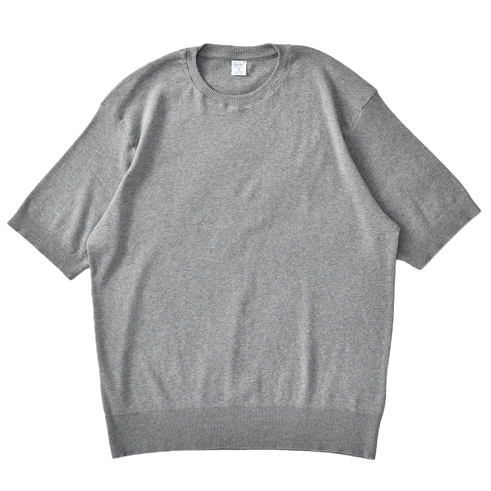 GICIPI ジチピ 2309P ARAGOSTA アラゴースタ Cotone Soft ソフトコットン クルーネックTシャツ GRAY