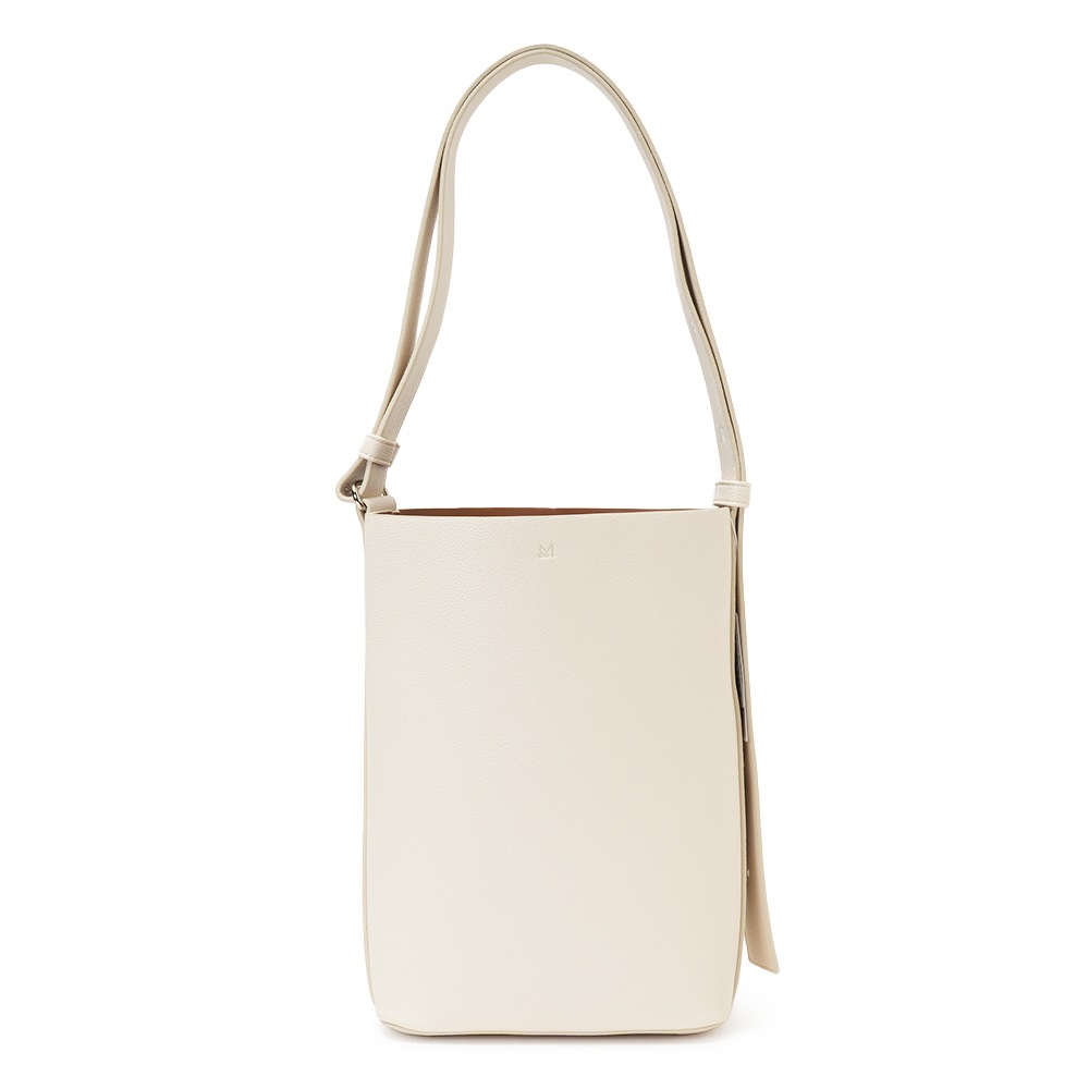 &MYUQ アンドミューク JUNO MINI ジュノ ミニ シボ ショルダー バッグ MCB075 WHITE