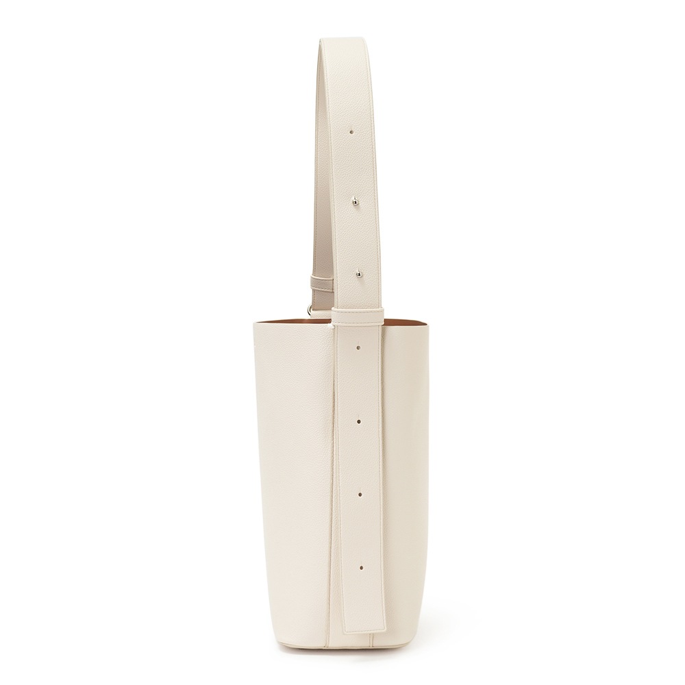 &MYUQ アンドミューク JUNO MINI ジュノ ミニ シボ ショルダー バッグ MCB075 WHITE