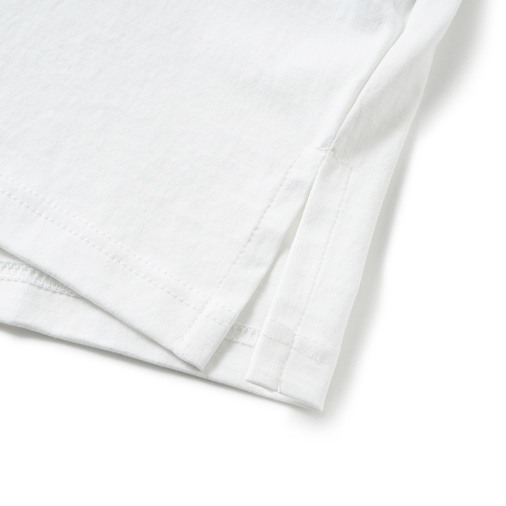 GICIPI ジチピ 2516P PETROLIO Jersey Doppio Ritorto ペトローリオ クロップド丈 ボートネック カットソー BIANCO