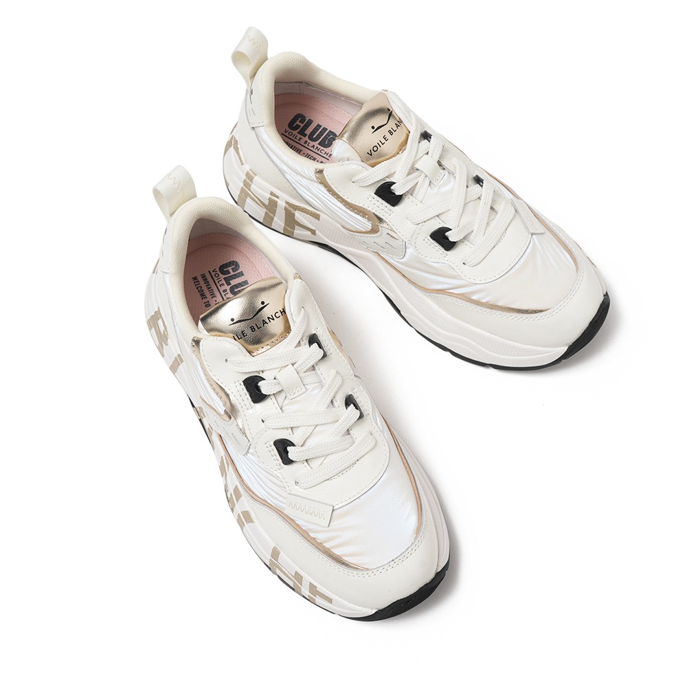 VOILE BLANCHE ボイルブランシェ CLUB105 レザー・ナイロン スニーカー 2017475/40 3N23 WHITE