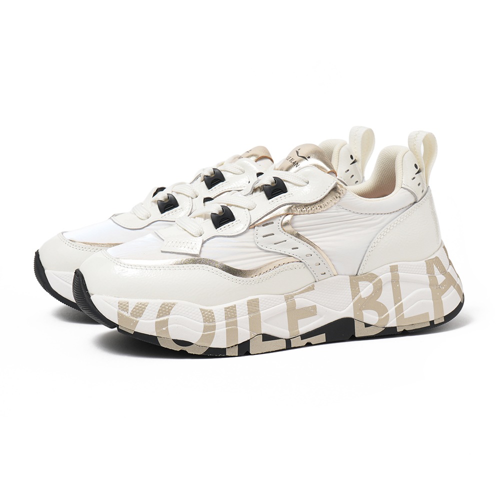 VOILE BLANCHE ボイルブランシェ CLUB105 レザー・ナイロン スニーカー 2017475/40 3N23 WHITE