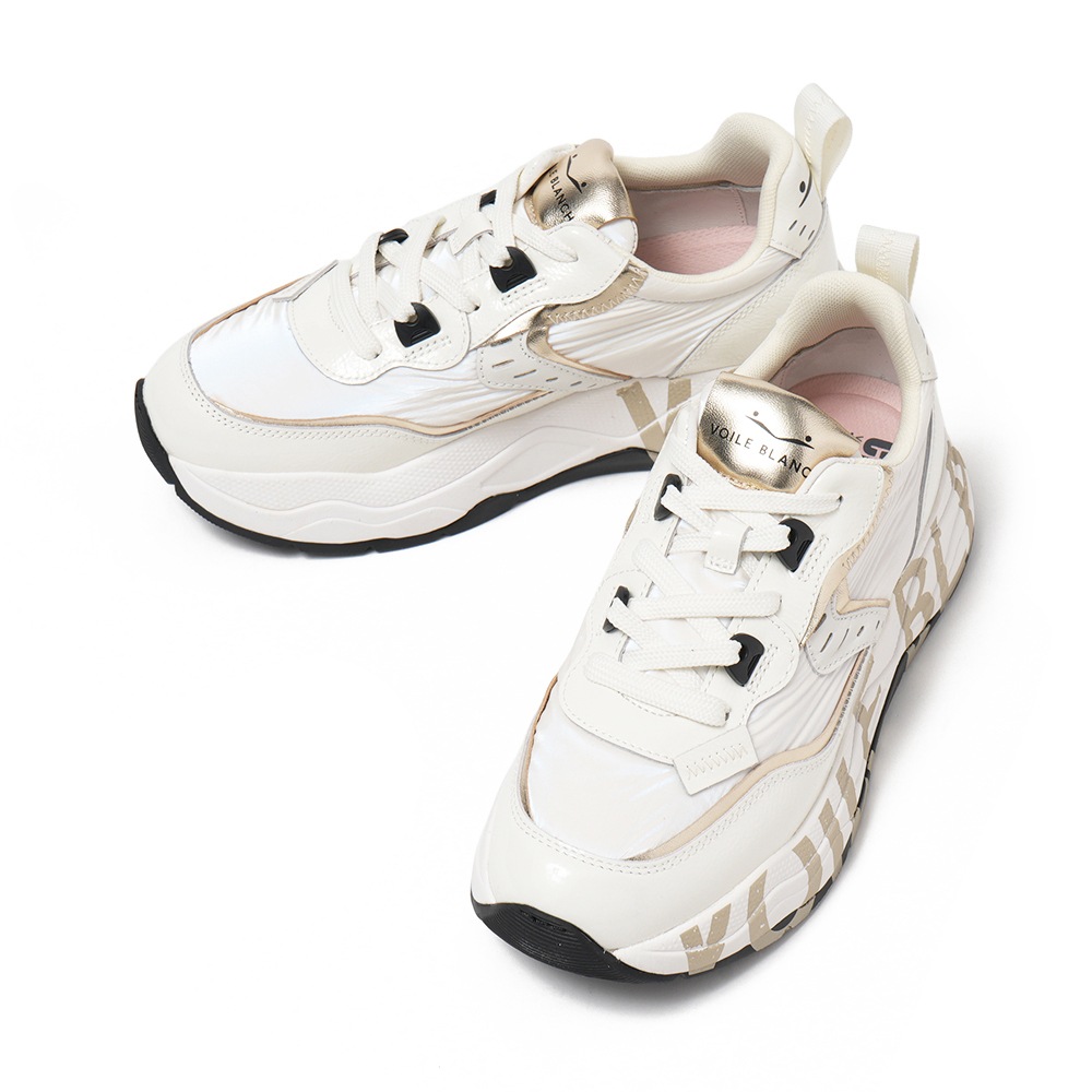 VOILE BLANCHE ボイルブランシェ CLUB105 レザー・ナイロン スニーカー 2017475/40 3N23 WHITE