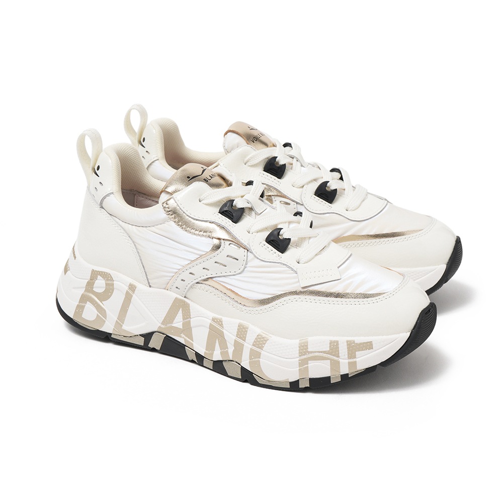 VOILE BLANCHE ボイルブランシェ CLUB105 レザー・ナイロン スニーカー 2017475/40 3N23 WHITE