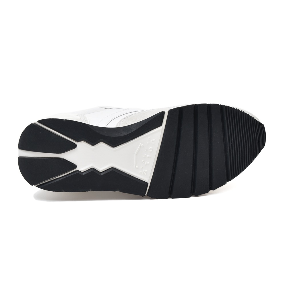 VOILE BLANCHE ボイルブランシェ LIAM POWER ナッパレザー・スエード スニーカー WHITE