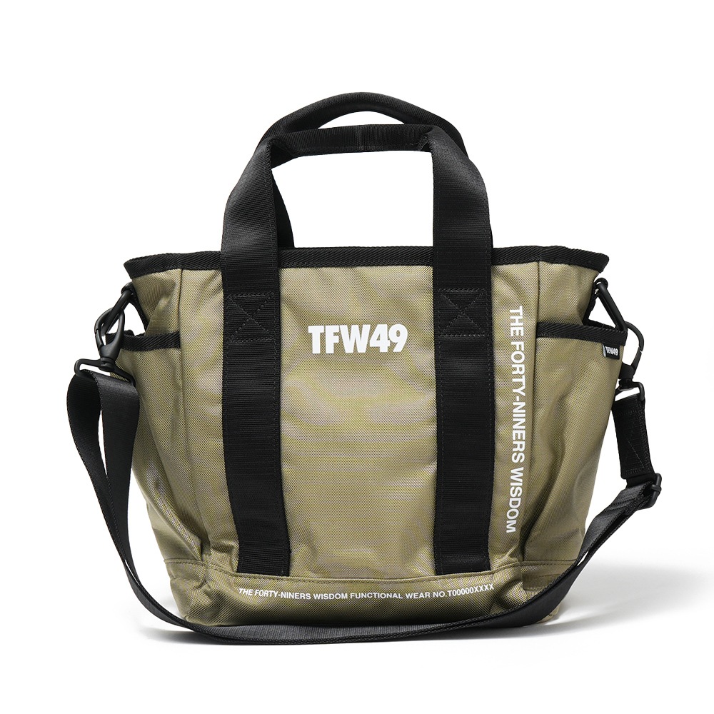 TFW49 ティーエフダブリュー49 NYLON TOTE BAG SMALL ナイロン トートバッグ スモール T132510020 DARK BEIGE