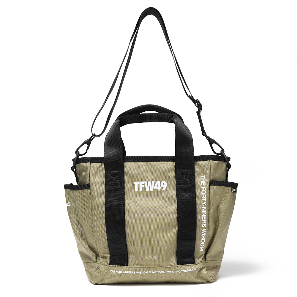 TFW49 ティーエフダブリュー49 NYLON TOTE BAG SMALL ナイロン トートバッグ スモール T132510020 DARK BEIGE