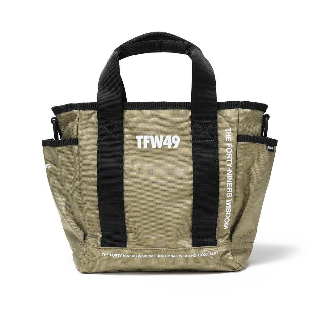 TFW49 ティーエフダブリュー49 NYLON TOTE BAG SMALL ナイロン トートバッグ スモール T132510020 DARK BEIGE