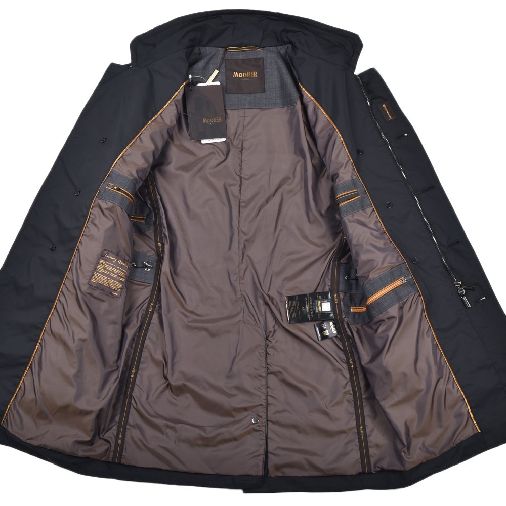 MOORER ムーレー MORANDI-KM1 ポリエステル ダブルブレスト コート