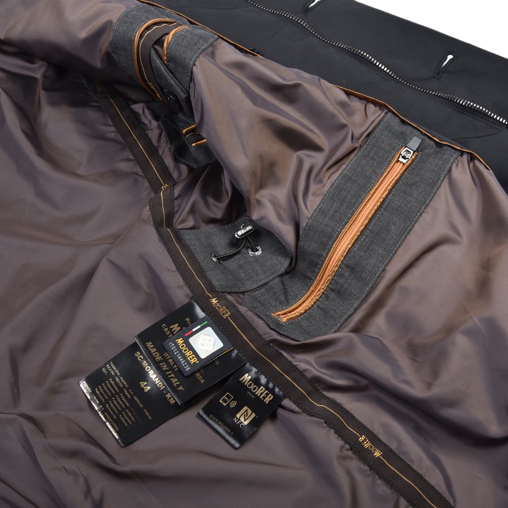 MOORER ムーレー MORANDI-KM1 ポリエステル ダブルブレスト コート