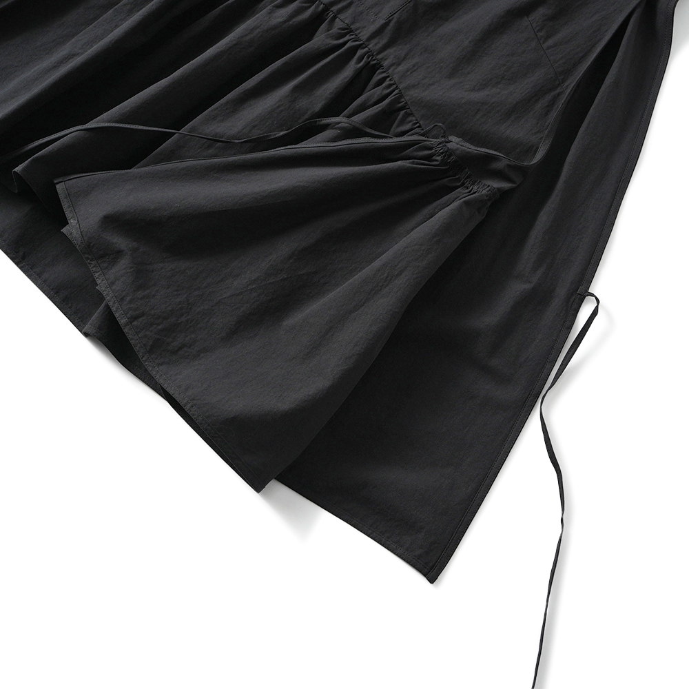 PROTAGONISTA プロタゴニスタ ノースリーブ ギャザーブラウス PNT-BL-10A BLACK