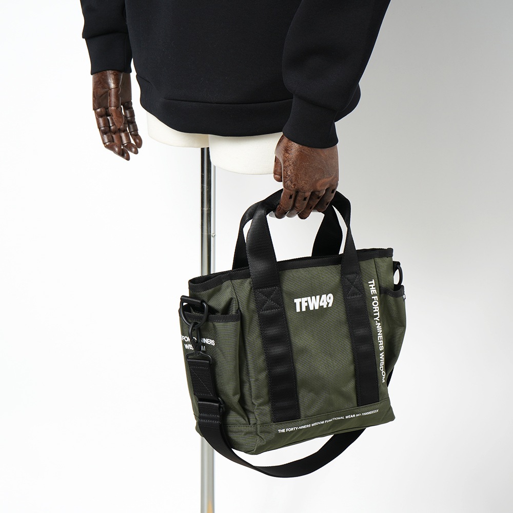 TFW49 ティーエフダブリュー49 NYLON TOTE BAG SMALL ナイロン トートバッグ スモール T132510020 KHAKI