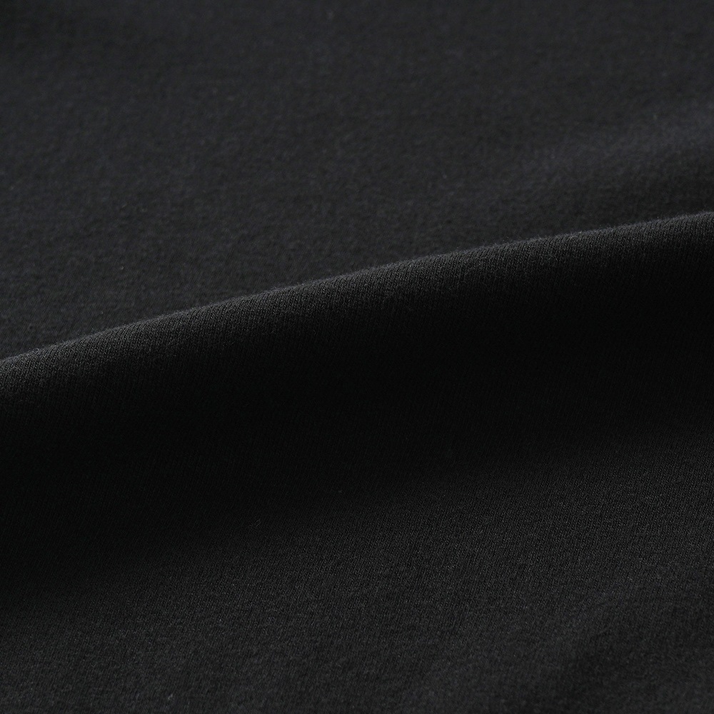 GICIPI ジチピ 2521P ARGENTO Cotone Soft アルジェーント クルーネック ５分袖 ニットソー NERO