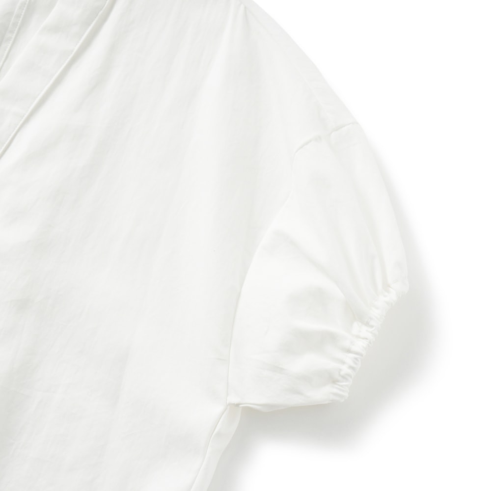 PROTAGONISTA プロタゴニスタ Gather Sleeve Skipper スキッパー シャツ PNT-SH-06 WHITE