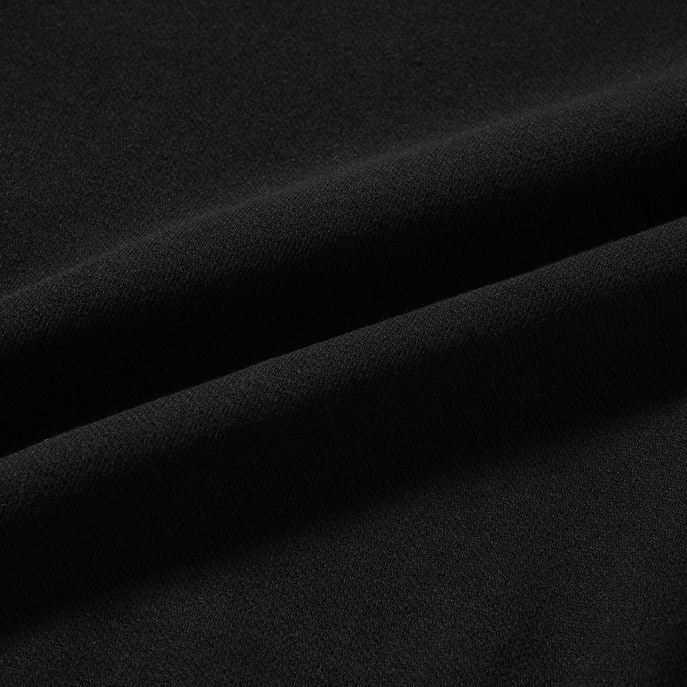 GICIPI ジチピ 2407P CALAMARO Nido D'Ape カラマーロ ニド・ダーペ 蜂の巣鹿編み モックネック ショートスリーブニットソー BLACK