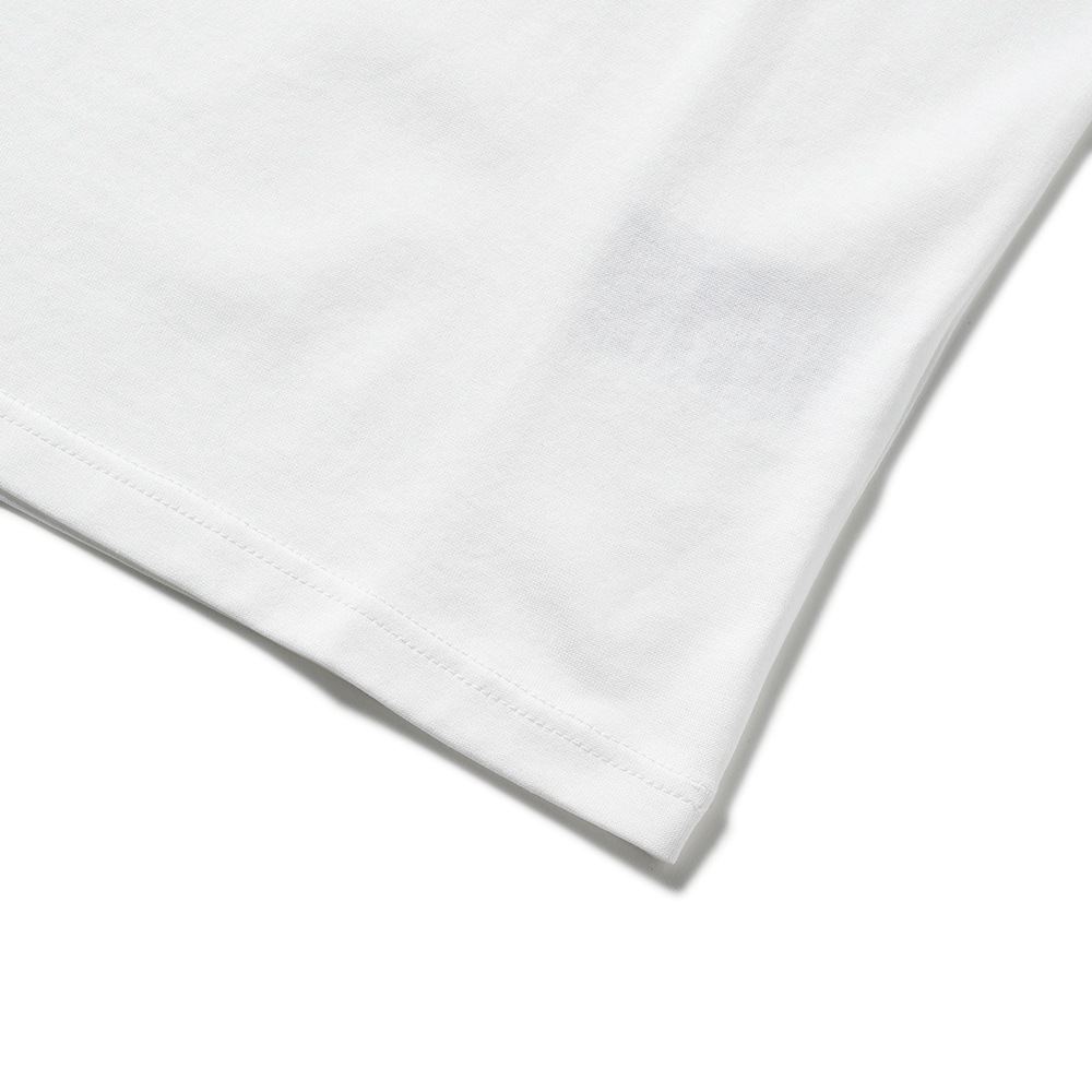 HERNO ヘルノ スーパーファインコットンジャージ モノグラムポケット ショートスリーブ Tシャツ JG000219U-52016 WHITE
