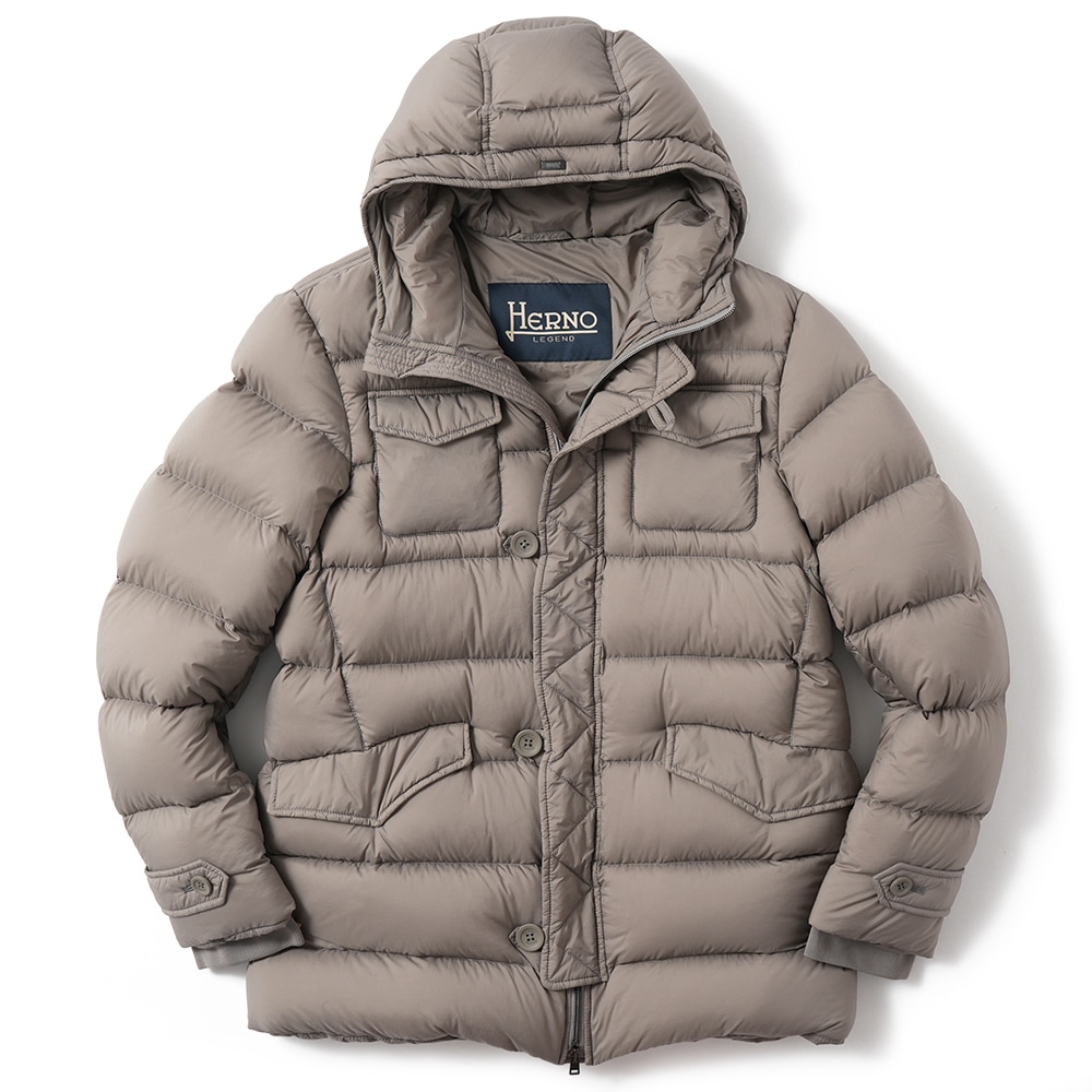 HERNO ヘルノ LEGEND L'ESKIMO レジェンド エスキモー ダウンコート PI004ULE-12456Z GREIGE