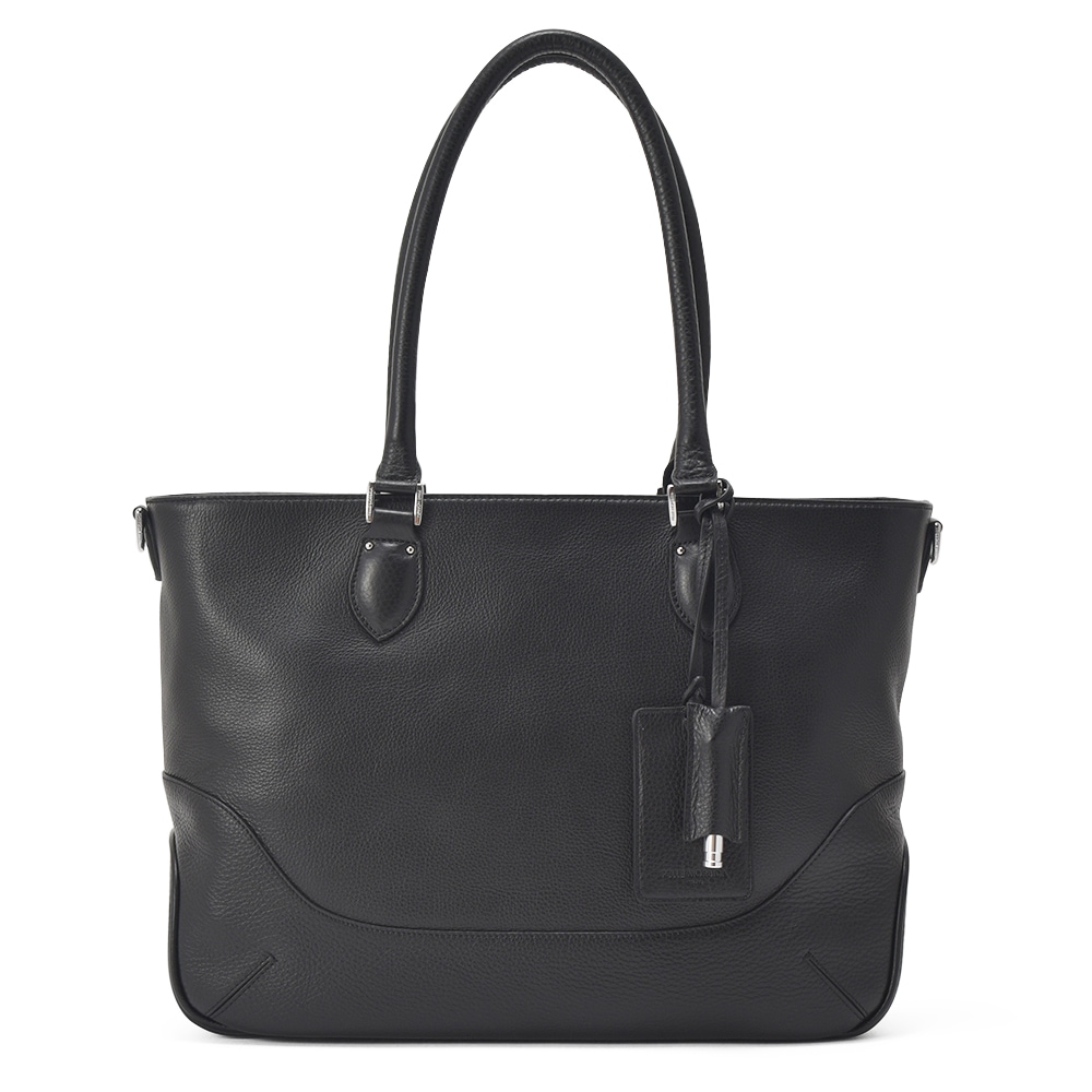 極美品✨ペッレモルビダ トートバッグ ビジネス レザー ブラック 2way PELLE MORBIDA ペッレモルビダ MB048A 横型トートバッグ BLACK 【国内