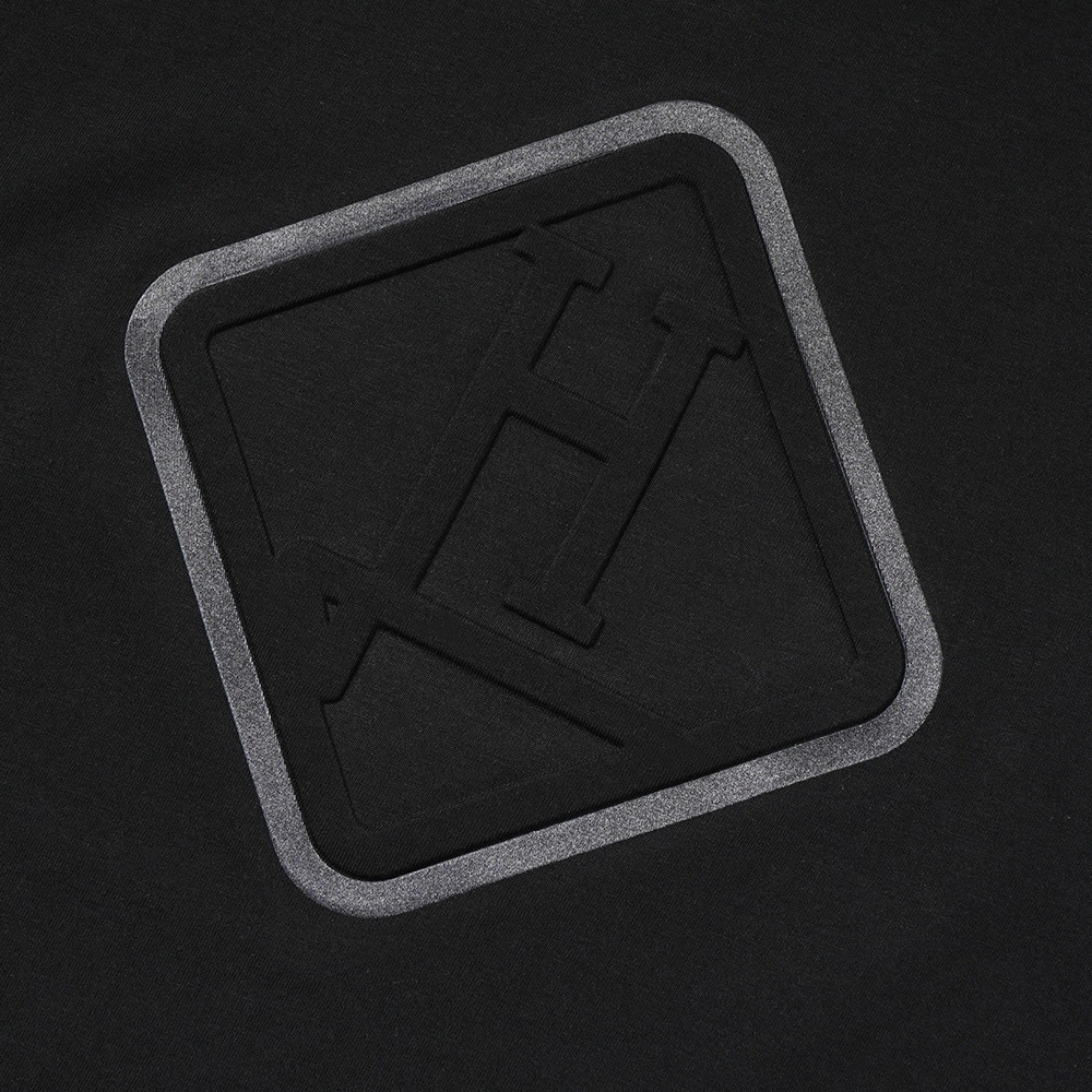 HERNO ヘルノ ライトベーシックジャージ エンボスロゴ ショートスリーブ Tシャツ JG000210U-52066 BLACK