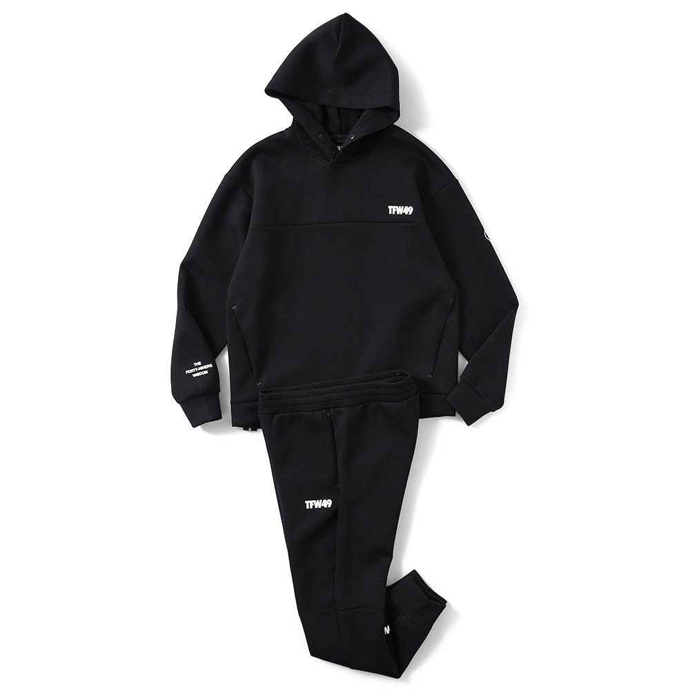 TFW49 ティーエフダブリュー49 CARDBOARD MATERIAL HOODIE カードボードマテリアル フーディー T102520020 BLACK