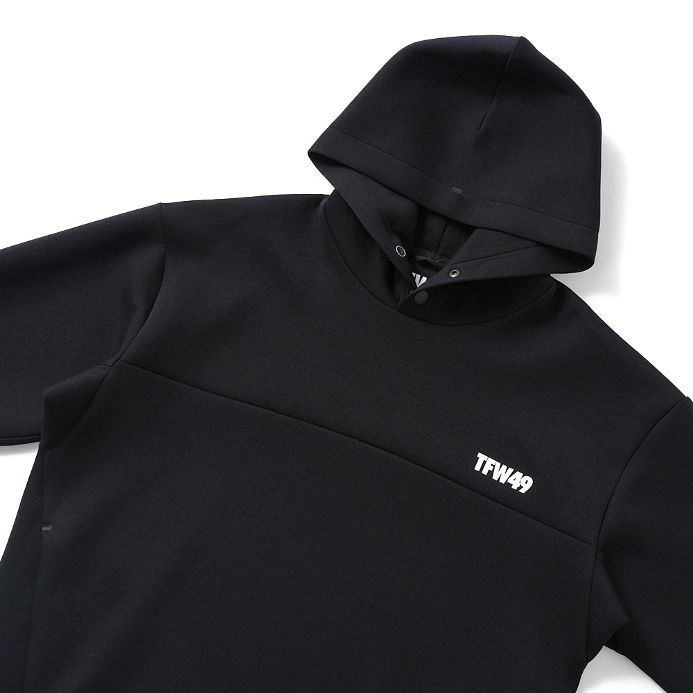 TFW49 ティーエフダブリュー49 CARDBOARD MATERIAL HOODIE カードボードマテリアル フーディー T102520020 BLACK