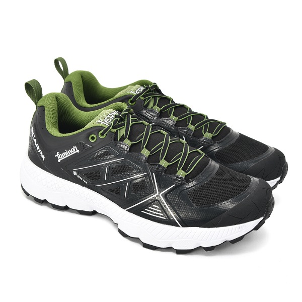 HERNO Laminar × SCARPA ヘルノ ラミナー×スカルパ ASSOLUTO GORE-TEX トレイルランニングシューズ BLACK-GREEN