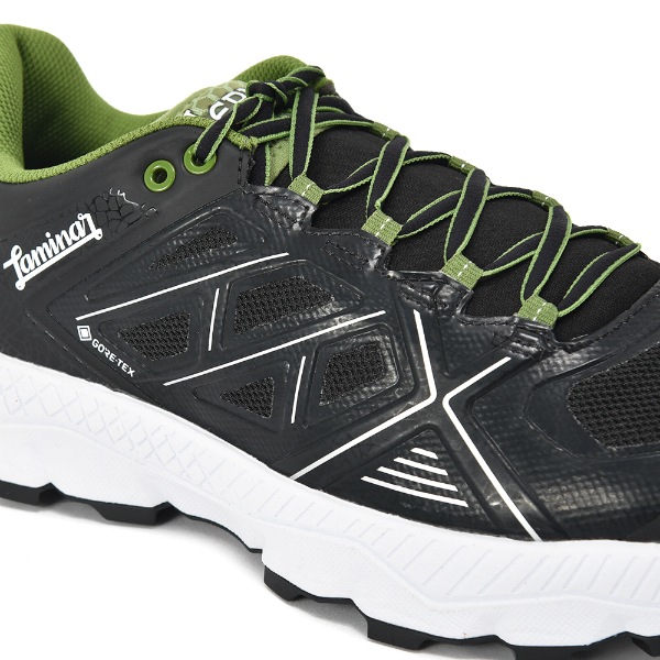 HERNO Laminar × SCARPA ヘルノ ラミナー×スカルパ ASSOLUTO GORE-TEX トレイルランニングシューズ BLACK-GREEN