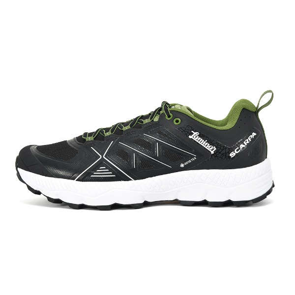 HERNO Laminar × SCARPA ヘルノ ラミナー×スカルパ ASSOLUTO GORE-TEX トレイルランニングシューズ BLACK-GREEN