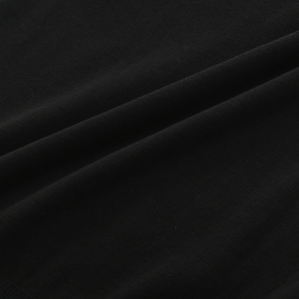 GICIPI ジチピ 2302A TIGRE ティーグレ COTONE SOFT ソフトコットン タートルネック リラックスフィットニットソー BLACK
