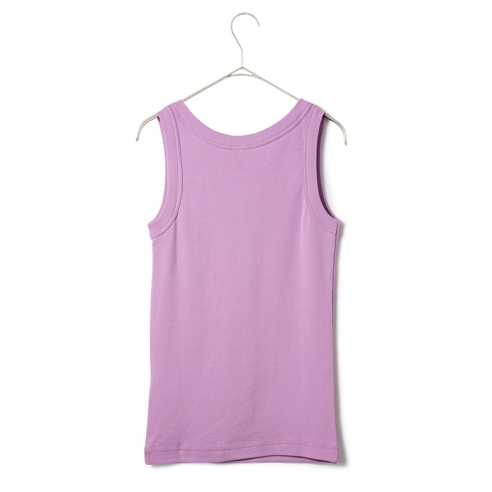 GICIPI ジチピ 2410P VANADIO COSTINA 1x1 バナーディオ コスティーナ ウノ・ペル・ウノ フライス編み タンクトップ LAVENDER