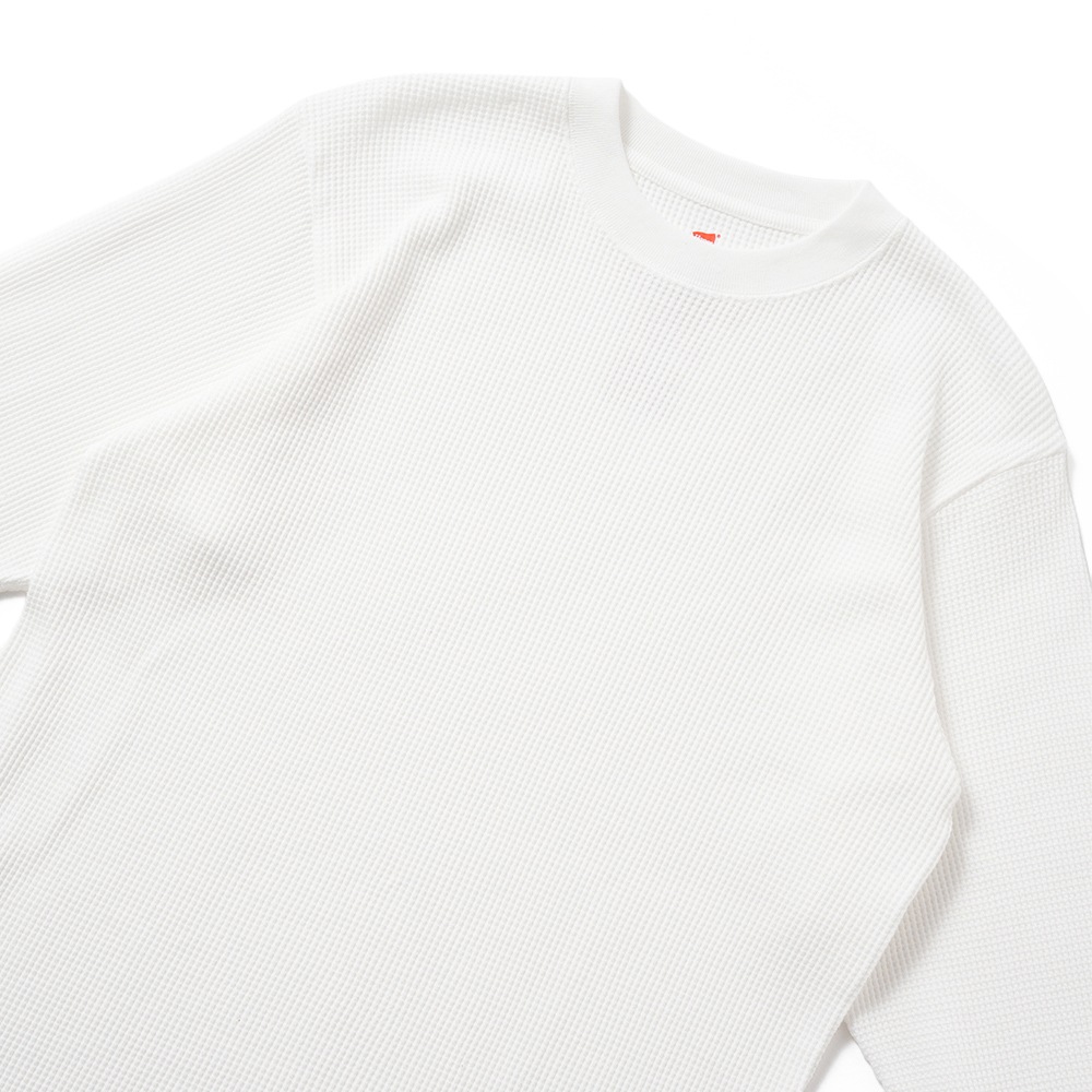 Hanes × HOLLYWOOD RANCH MARKET ヘインズ×ハリウッドランチマーケット Hanes × HRM EXCLUSIVE サーマルクルーネック 2パックTシャツ 1021250 NAVY