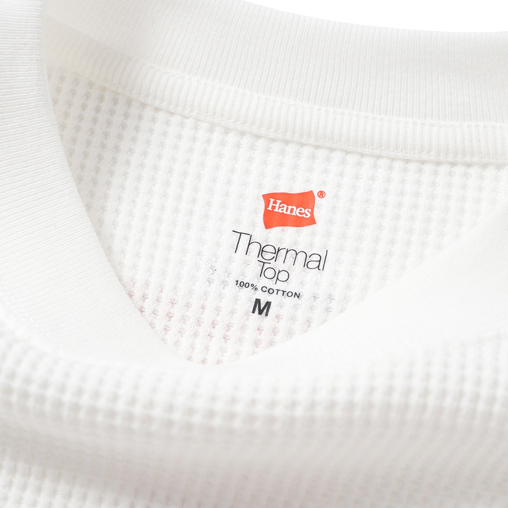 Hanes × HOLLYWOOD RANCH MARKET ヘインズ×ハリウッドランチマーケット Hanes × HRM EXCLUSIVE サーマルクルーネック 2パックTシャツ 1021250 NAVY