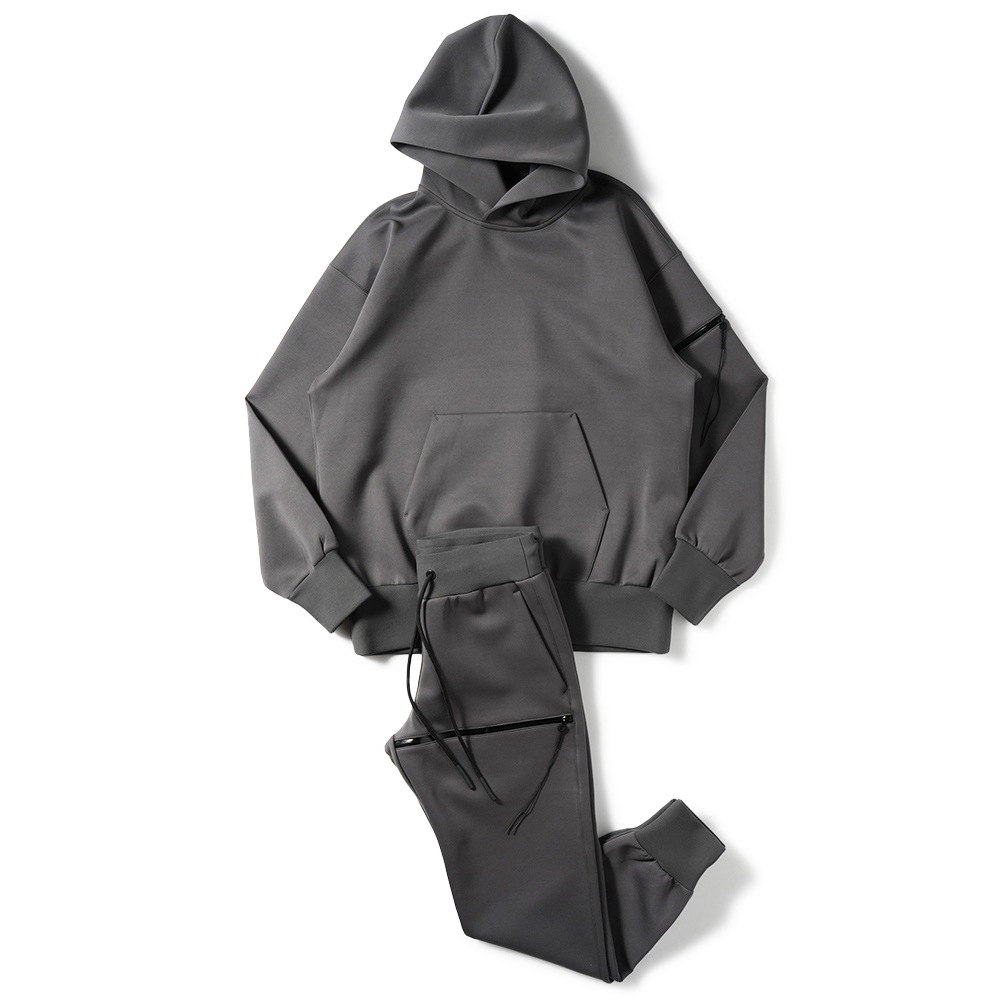 onegravity ワングラビティ ダブルニット フーディー 42-234-13-085855 CHARCOAL GRAY
