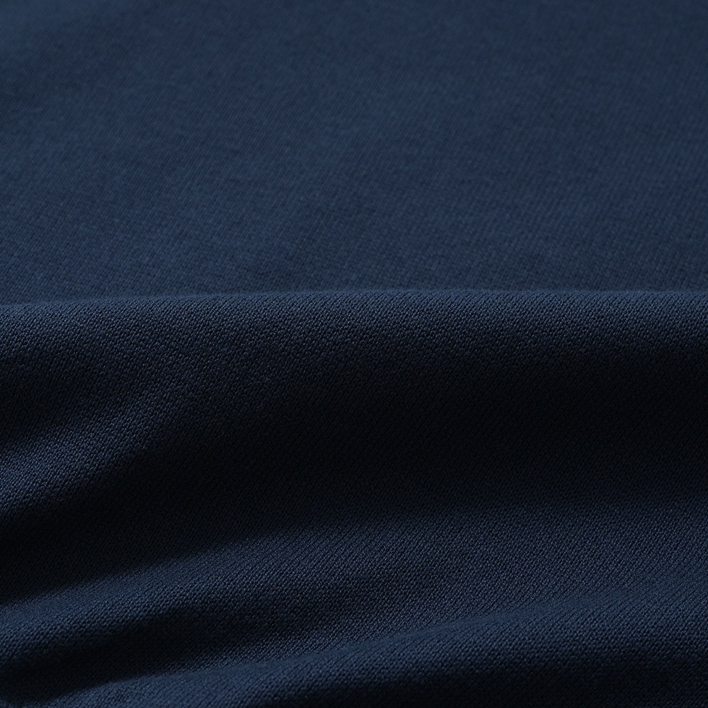 FRUIT OF THE LOOM×BLUE BLUE フルーツオブザルーム×ブルーブルー ニットライククルーネックポケットシャツ 1020033 NAVY