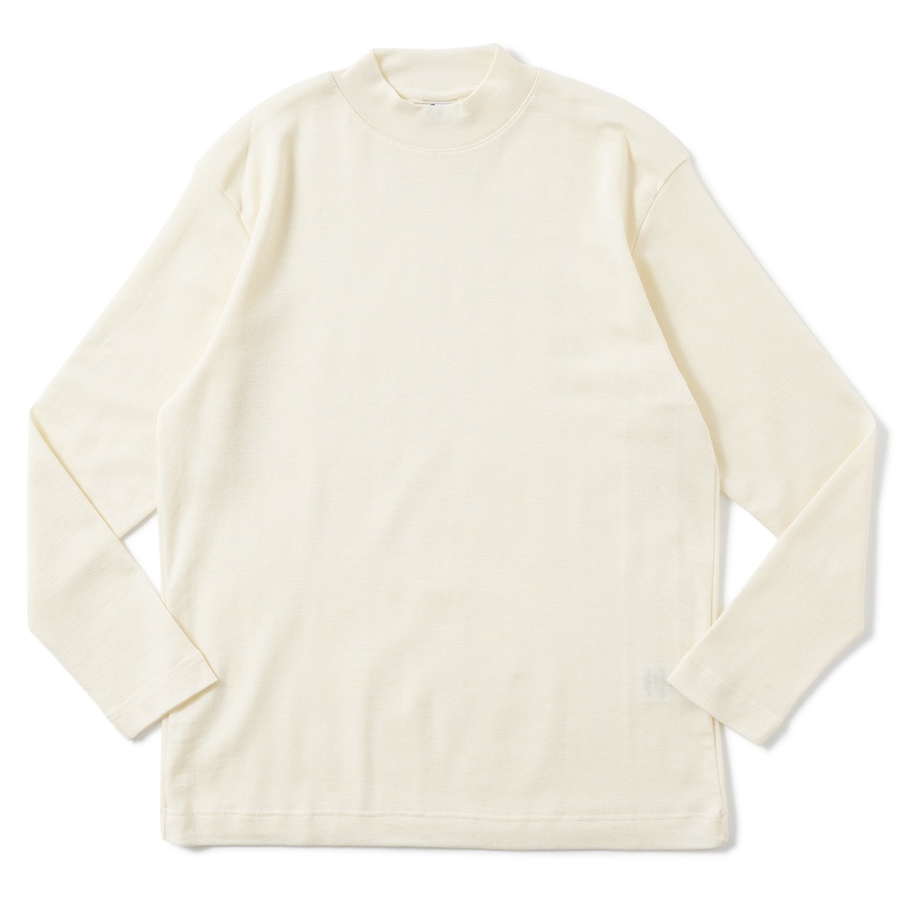 GICIPI ジチピ 2510A PROCIONE LANA SETA プロチョーネ クルーネックウール・シルク混ニットソー Panna