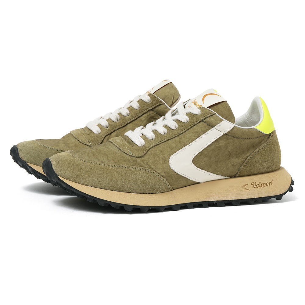 VALSPORT ヴァルスポルト START HERITAGE NYLON VINTAGE FLUO スタート ヘリテージ ナイロンヴィンテージ スニーカー VSR3041M OLIVE