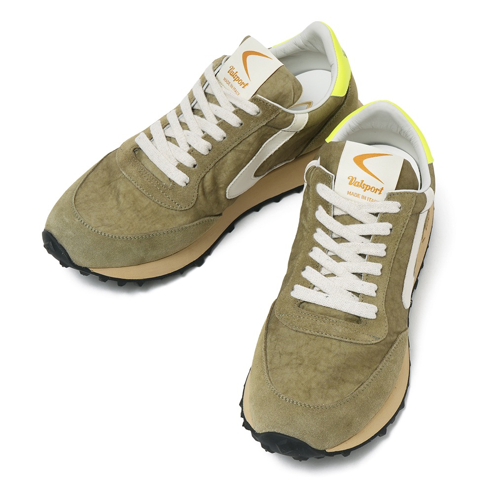 VALSPORT ヴァルスポルト START HERITAGE NYLON VINTAGE FLUO スタート ヘリテージ ナイロンヴィンテージ スニーカー VSR3041M OLIVE