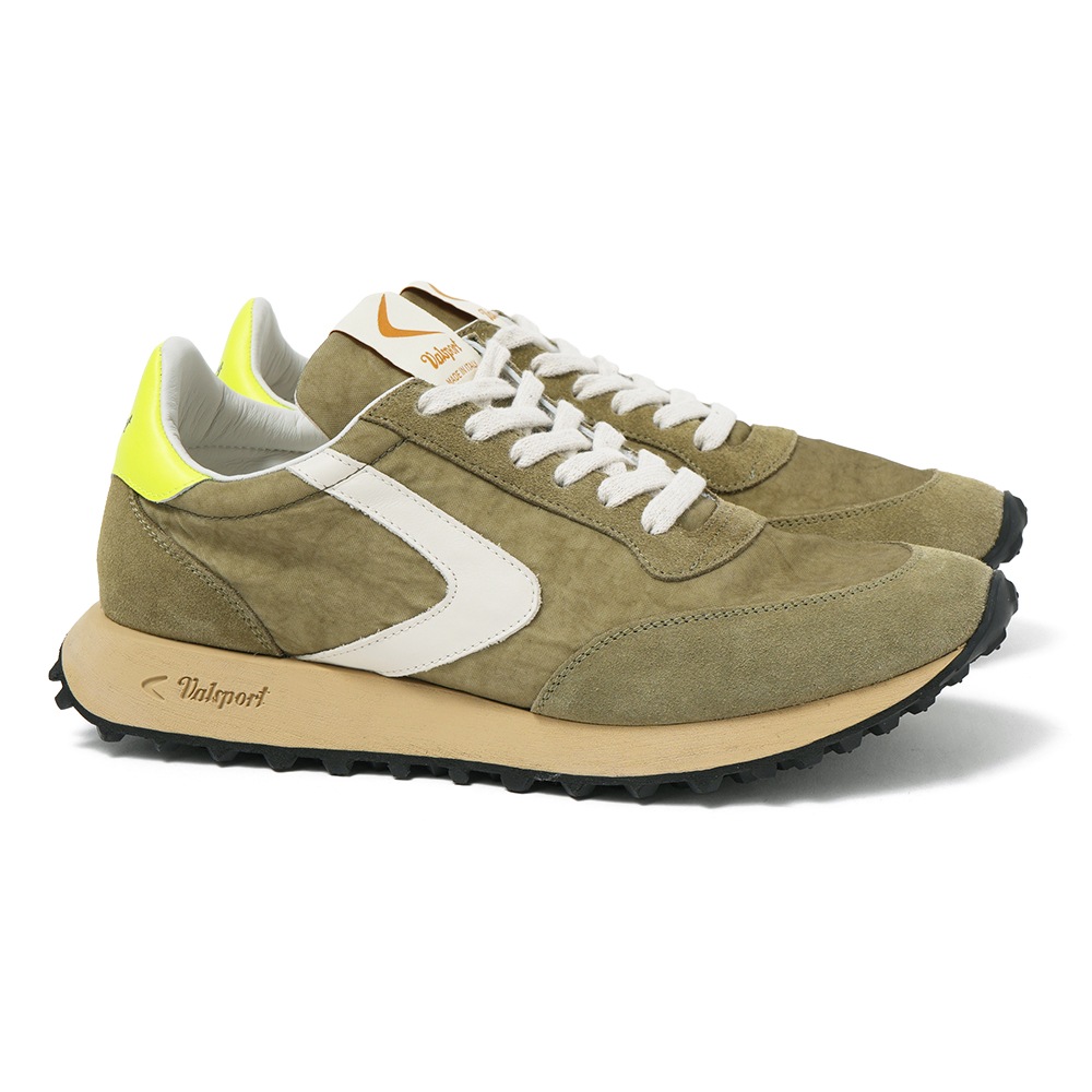 VALSPORT ヴァルスポルト START HERITAGE NYLON VINTAGE FLUO スタート ヘリテージ ナイロンヴィンテージ スニーカー VSR3041M OLIVE
