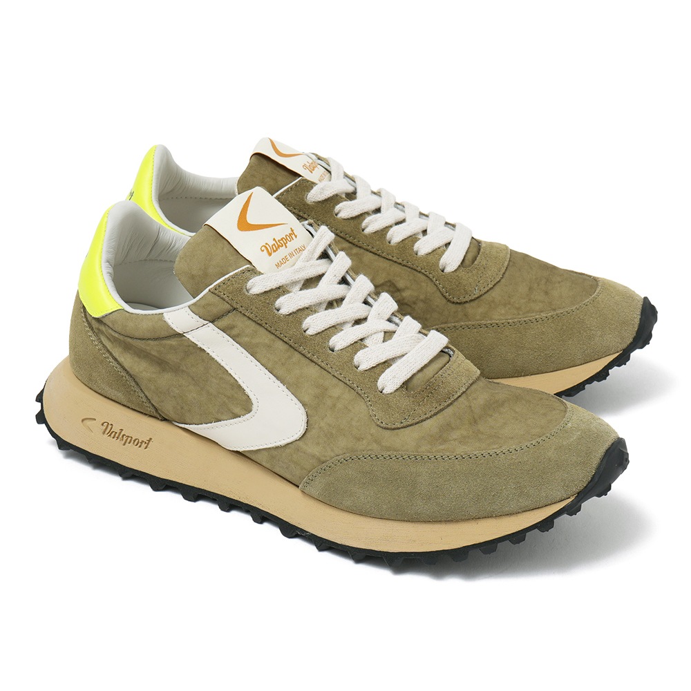 VALSPORT ヴァルスポルト START HERITAGE NYLON VINTAGE FLUO スタート ヘリテージ ナイロンヴィンテージ スニーカー VSR3041M OLIVE
