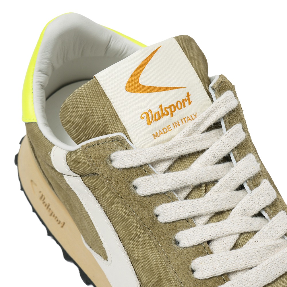 VALSPORT ヴァルスポルト START HERITAGE NYLON VINTAGE FLUO スタート ヘリテージ ナイロンヴィンテージ スニーカー VSR3041M OLIVE