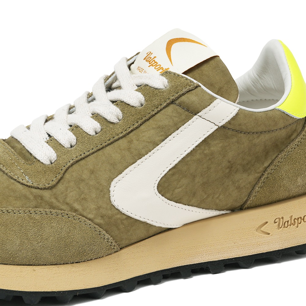 VALSPORT ヴァルスポルト START HERITAGE NYLON VINTAGE FLUO スタート ヘリテージ ナイロンヴィンテージ スニーカー VSR3041M OLIVE